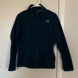 The North Face Teal Fleece Jacket Size Medium